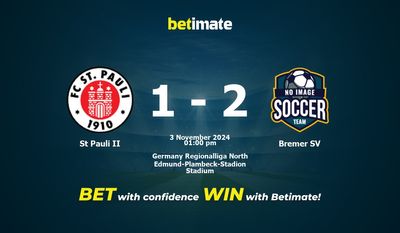 Dự đoán, Tỷ lệ cược & Mẹo cá cược St Pauli II vs Bremer SV 11/03/2024