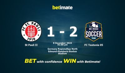 Dự đoán, Tỷ lệ cược & Mẹo cá cược St Pauli II vs FC Teutonia 05 12/08/2024