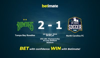 Dự đoán Tampa Bay Rowdies vs North Carolina FC, Tỷ lệ cược & Mẹo cá cược 19/10/2024