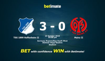 TSG 1899 Hoffenheim II vs Mainz II Dự đoán, Tỷ lệ cược & Mẹo cá cược 23/10/2024