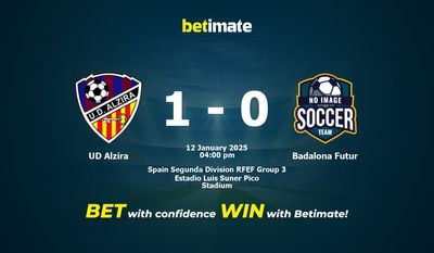 Dự đoán tương lai UD Alzira vs Badalona, tỷ lệ cá cược 12/01/2025