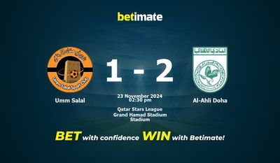 Dự đoán Umm Salal vs Al-Ahli Doha, Tỷ lệ cược & Mẹo cá cược 23/11/2024