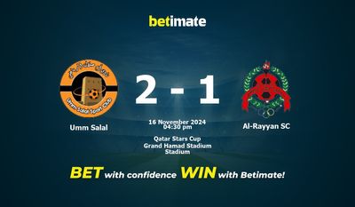 Dự đoán Umm Salal vs Al-Rayyan SC, Tỷ lệ cược & Mẹo cá cược 11/16/2024