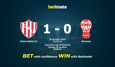 Dự đoán Union Santa Fe vs Huracan, Tỷ lệ cược & Mẹo cá cược 20/10/2024