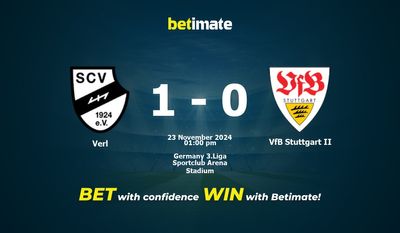 Dự đoán Verl vs VfB Stuttgart II, Tỷ lệ cược & Mẹo cá cược 23/11/2024