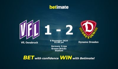 Dự đoán, Tỷ lệ cược và Mẹo cá cược VfL Osnabruck vs Dynamo Dresden 11/09/2024