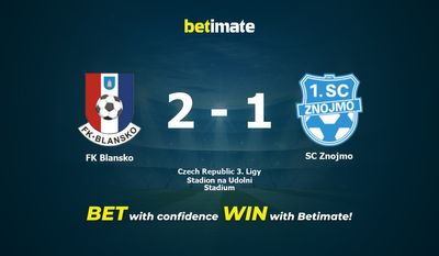 Soi kèo FK Blansko vs SC Znojmo ngày 10/06/2023