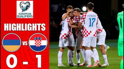 ĐIỂM NỔI BẬT & BÀN THẮNG Armenia vs Croatia (0-1, Vòng loại Euro 2024)
