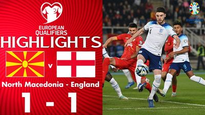 ĐIỂM NỔI BẬT & BÀN THẮNG Bắc Macedonia vs Anh (1-1, Vòng loại Euro 2024)