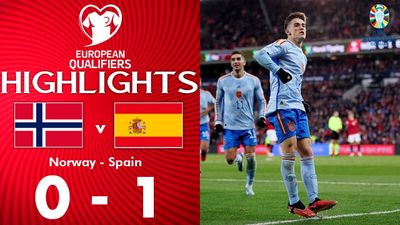 ĐIỂM NỔI BẬT & BÀN THẮNG Na Uy vs Tây Ban Nha (0-1, Vòng loại Euro 2024)