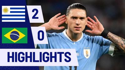 ĐIỂM NỔI BẬT & BÀN THẮNG Uruguay vs Brazil (2-0, Nam Mỹ - Vòng loại World Cup)
