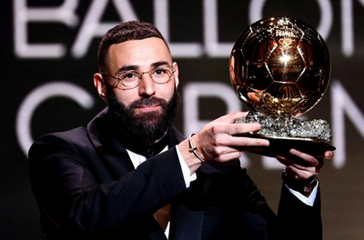 Karim Benzema giành Quả bóng vàng 2022