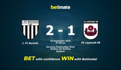 1. Nhận định FC Bocholt vs SV Lippstadt 08, Tỷ lệ & Tip cá cược 23/09/2023