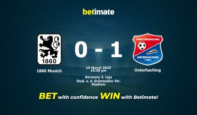 Dự đoán 1860 Munich vs Unterhaching, Tỷ lệ & Mẹo cá cược 15/03/2025