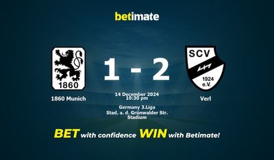Dự đoán, Tỷ lệ cược & Mẹo cá cược 1860 Munich vs Verl 14/12/2024