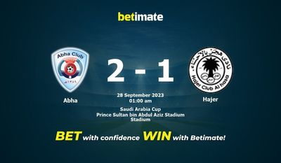 Soi kèo Abha vs Hajer, Tỷ lệ & Mẹo cá cược 27/09/2023