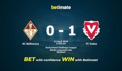Nhận định dự đoán AC Bellinzona vs FC Vaduz 12/04/2025