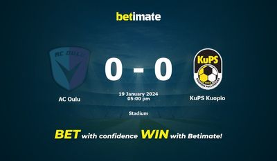 Dự đoán AC Oulu vs KuPS Kuopio, tỷ lệ và mẹo cá cược 19/01/2024