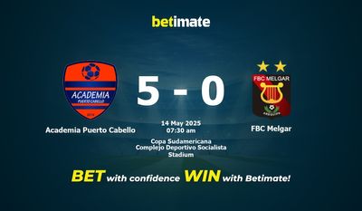 Dự đoán, Tỷ lệ cược và Mẹo cá cược Academia Puerto Cabello vs FBC Melgar 05/14/2025
