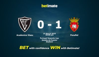 Dự đoán Academico Viseu vs Penafiel, tỷ lệ và tip cá cược 15/03/2025