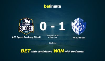 Dự đoán ACS Speed Academy Pitesti vs ACSO Filiasi, Tỷ lệ & Mẹo cá cược 25/04/2025