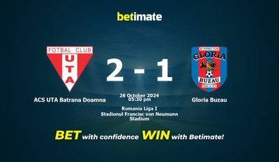 Soi kèo ACS UTA Batrana Doamna vs Gloria Buzau, Tỷ lệ & Mẹo cá cược 26/10/2024