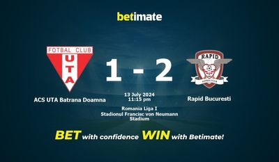 Dự đoán ACS UTA Batrana Doamna vs Rapid Bucuresti, Tỷ lệ & Mẹo cá cược 13/07/2024