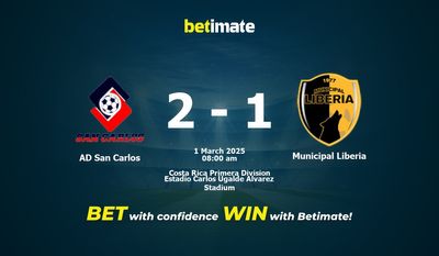 Dự đoán, Tỷ lệ cược & Mẹo cá cược AD San Carlos vs Municipal Liberia 03/01/2025