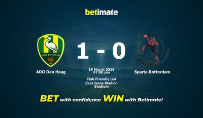 Soi kèo ADO Den Haag vs Sparta Rotterdam, Tỷ lệ & Mẹo cá cược 19/03/2025