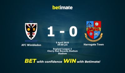 Dự đoán AFC Wimbledon vs Harrogate Town, Tỷ lệ cược & Mẹo cá cược 04/05/2025