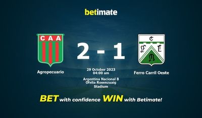 Dự đoán Agrpecuario vs Ferro Carril Oeste, tỷ lệ cá cược 28/10/2023