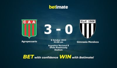 Soi kèo Agropecuario vs Gimnasia Mendoza, tỷ lệ cá cược 07/10/2023