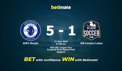 Dự đoán, tỷ lệ cược và mẹo cá cược AHFC Royals vs Hill Country Lobos 21/05/2025