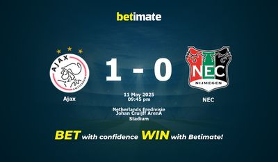 Dự đoán Ajax vs NEC, Tỷ lệ cược & Mẹo cá cược 05/11/2025