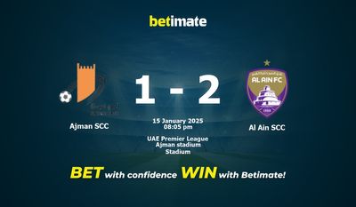 Dự đoán Ajman SCC vs Al Ain SCC, Tỷ lệ cược & Mẹo cá cược 01/15/2025