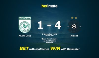 Dự đoán Al-Ahli Doha vs Al Sadd, Tỷ lệ cược & Mẹo cá cược 12/07/2024