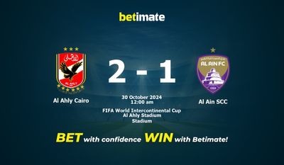 Dự đoán, Tỷ lệ cược & Mẹo cá cược Al Ahly Cairo vs Al Ain SCC 29/10/2024