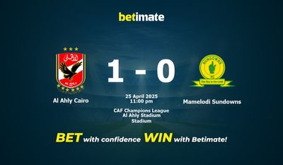 Dự đoán, Tỷ lệ cược & Mẹo cá cược Al Ahly Cairo vs Mamelodi Sundowns 25/04/2025