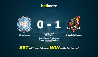Dự đoán Al Akhdoud vs Al Wehda Mecca, Tỷ lệ cược & Mẹo cá cược 05/01/2025