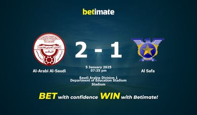 Dự đoán Al-Arabi Al-Saudi vs Al Safa, Tỷ lệ cược & Mẹo cá cược 01/05/2025