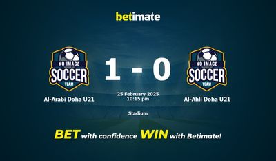 Dự đoán Al-Arabi Doha U21 vs Al-Ahli Doha U21, Tỷ lệ cược & Mẹo cá cược 25/02/2025
