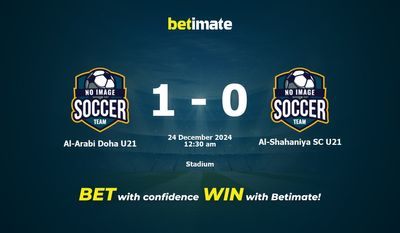 Dự đoán Al-Arabi Doha U21 vs Al-Shahaniya SC U21, Tỷ lệ cược & Mẹo cá cược 23/12/2024