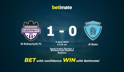Dự đoán Al-Bukayriyah FC vs Al Batin, Tỷ lệ & Mẹo cá cược 03/04/2025