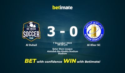Dự đoán Al Duhail vs Al-Khor SC, Tỷ lệ cược & Mẹo cá cược 12/07/2024