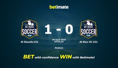 Dự đoán Al Gharafa U21 vs Al-Khor SC U21, tỷ lệ và tip cá cược 30/04/2025