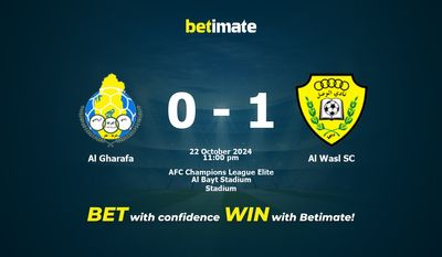 Dự đoán Al Gharafa vs Al Wasl SC, Tỷ lệ & Mẹo cá cược 22/10/2024