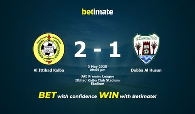 Dự đoán Al Ittihad Kalba vs Dubba Al Husun, Tỷ lệ cược & Mẹo cá cược 05/03/2025