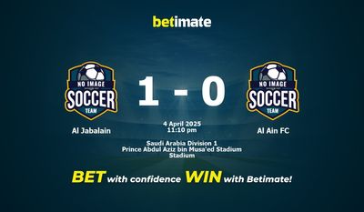 Dự đoán Al Jabalain vs Al Ain FC, Tỷ lệ cược & Mẹo cá cược 04/04/2025