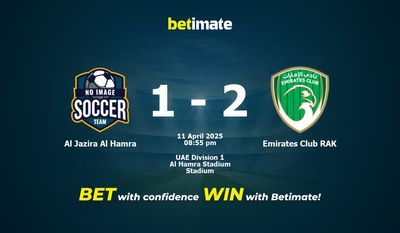 Dự đoán Al Jazira Al Hamra vs Emirates Club RAK, Tỷ lệ cược & Mẹo cá cược 04/11/2025