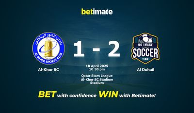 Dự đoán Al-Khor SC vs Al Duhail, Tỷ lệ cược & Mẹo cá cược 18/04/2025